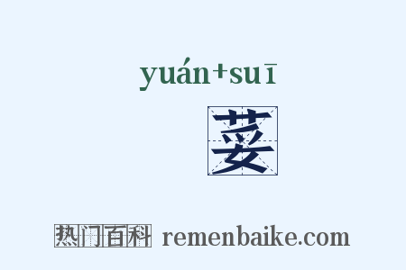 蒝荽是什么意思的图片